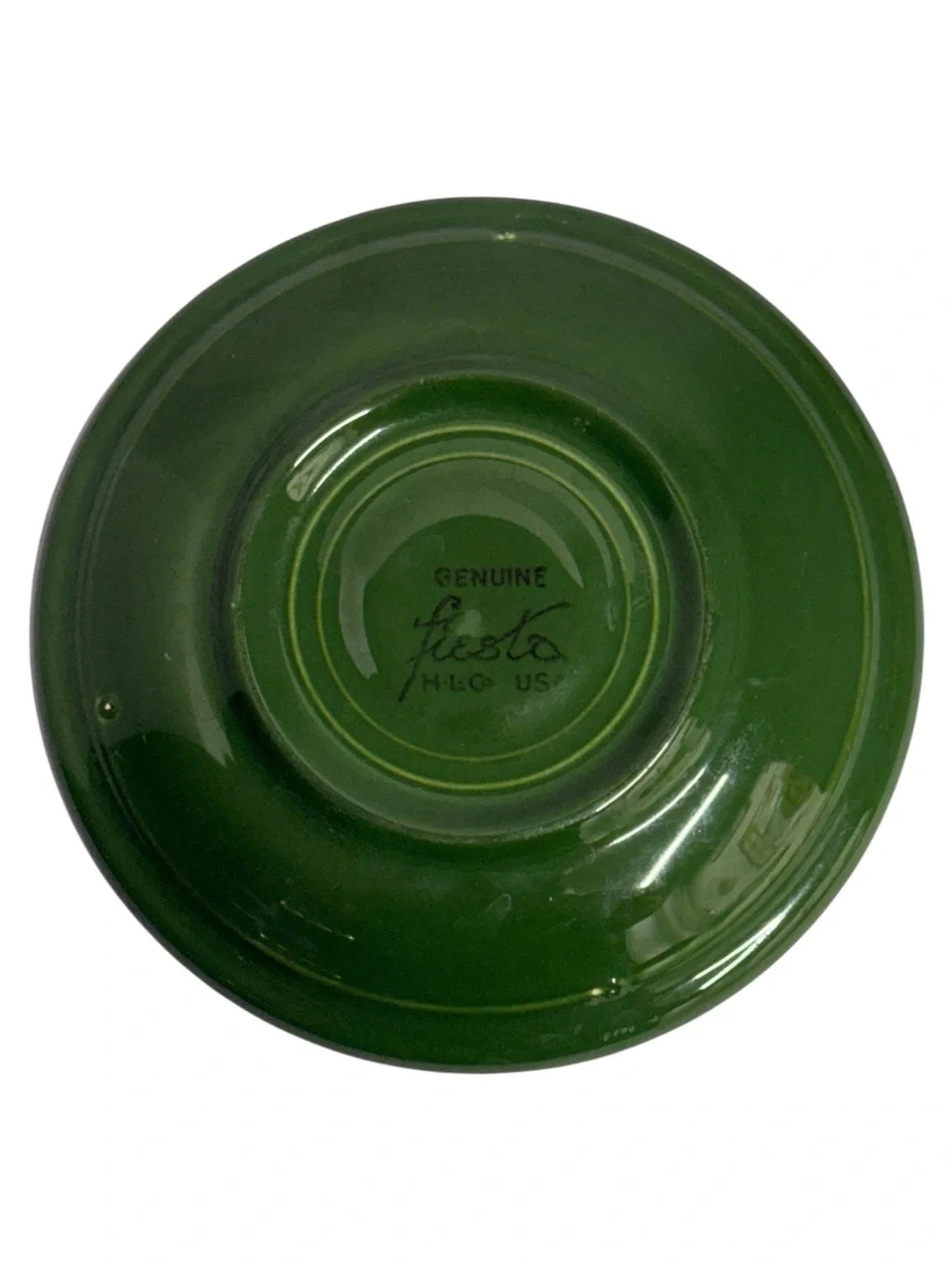 VTG Fiesta Dark Green Appetizer Plate